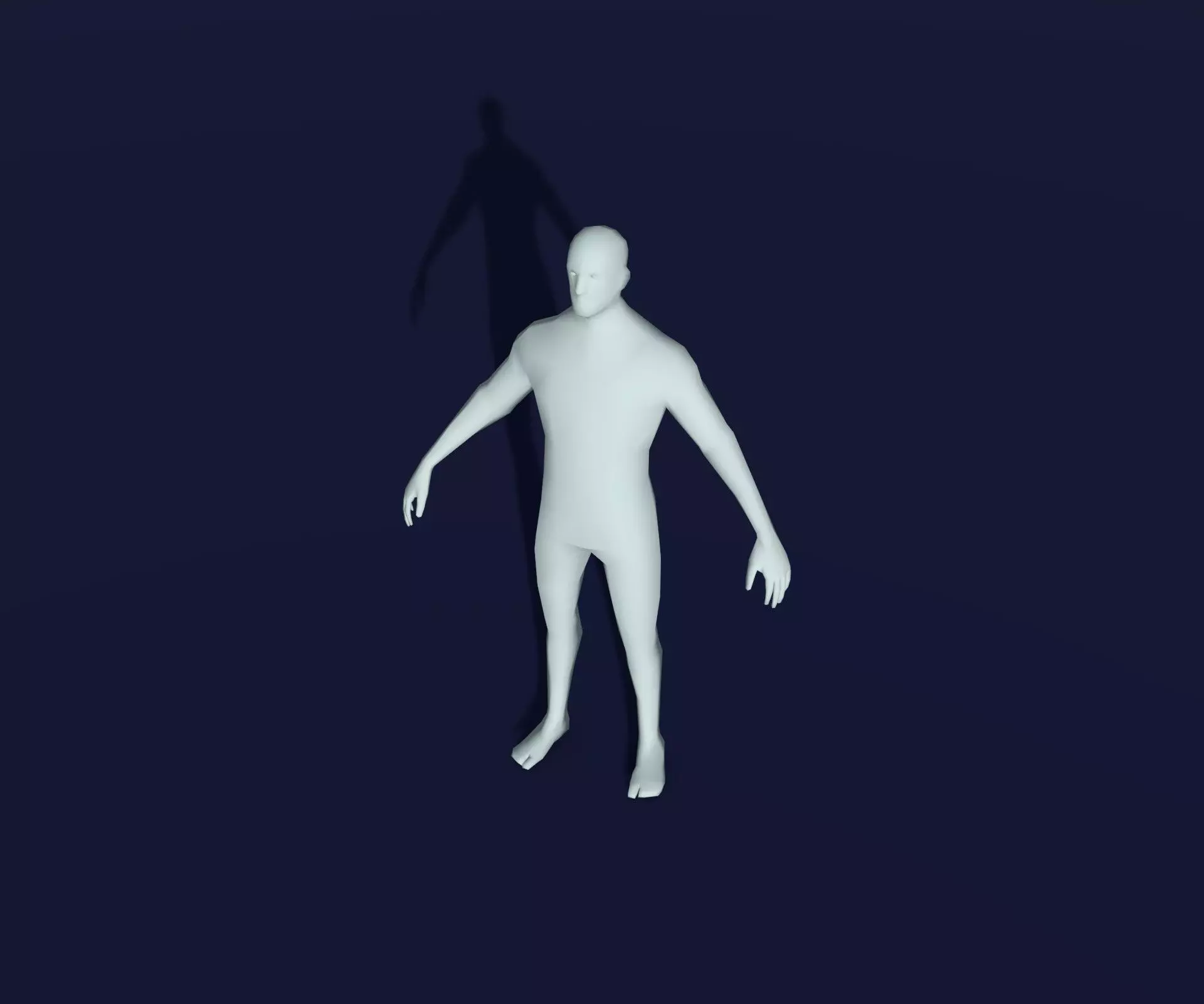 Animated Male Female Body Base Mesh 1K with 76 Sound Effects Low-poly 3D model_24