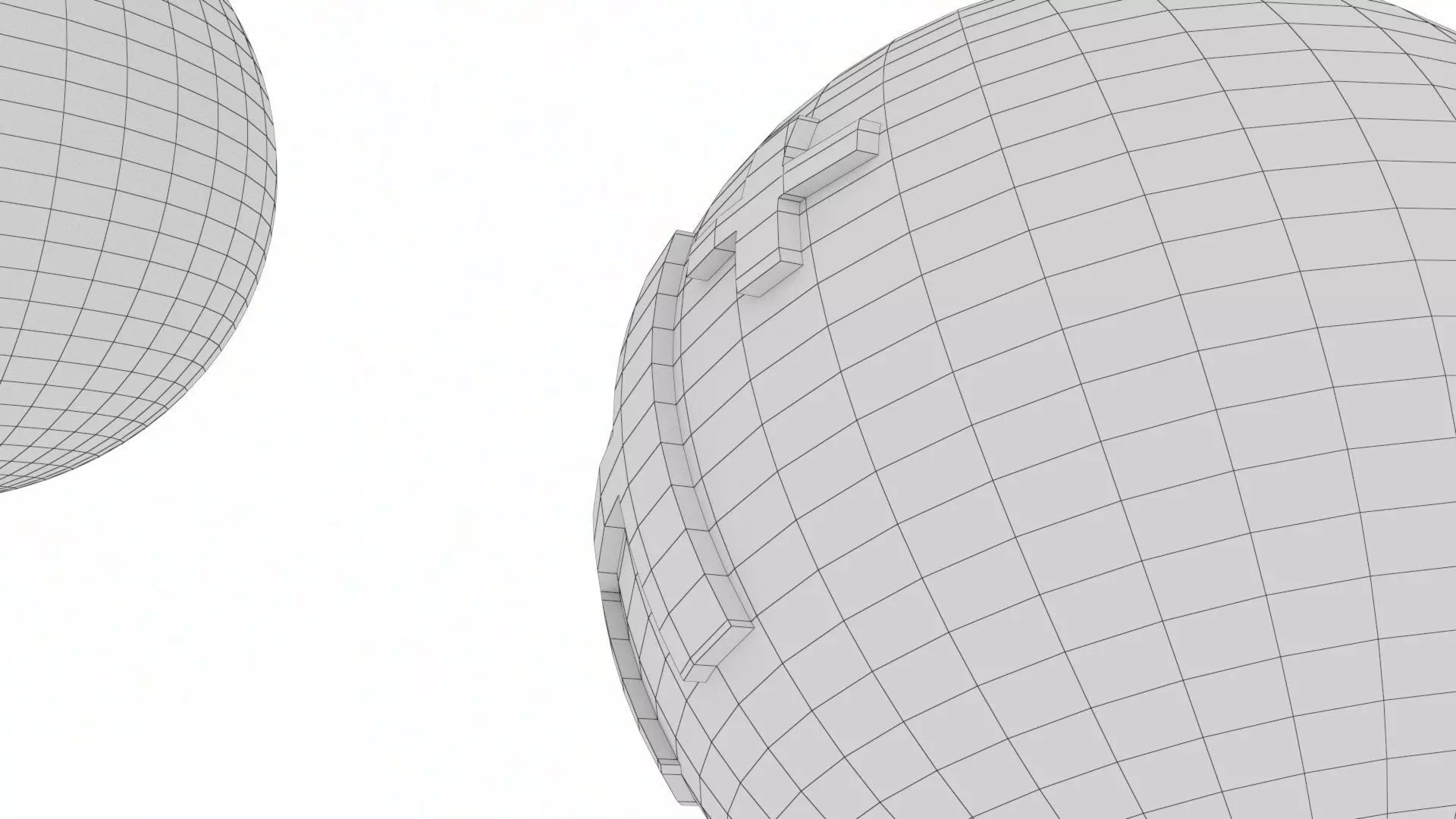 Hydrogen Proton Ion Low-poly 3D model_21