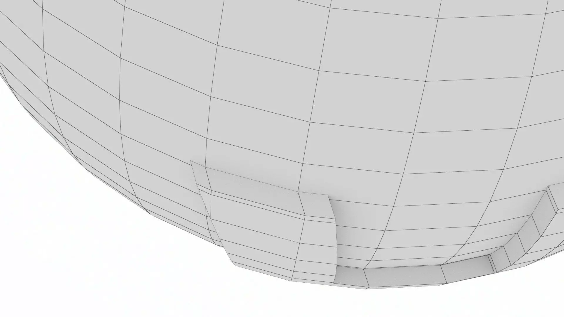 Hydrogen Proton Ion Low-poly 3D model_16