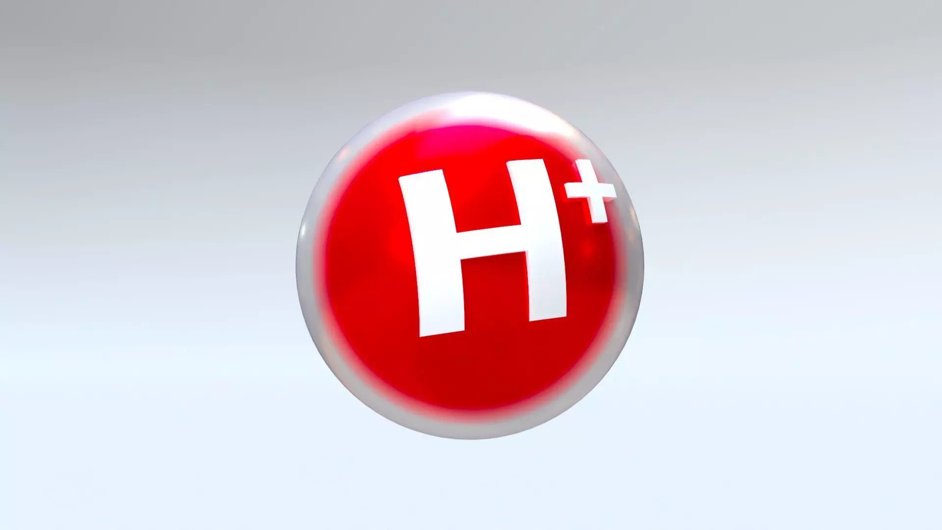 Hydrogen Proton Ion Low-poly 3D model_6