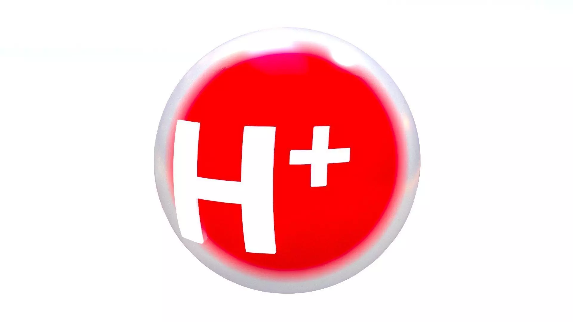 Hydrogen Proton Ion Low-poly 3D model_3