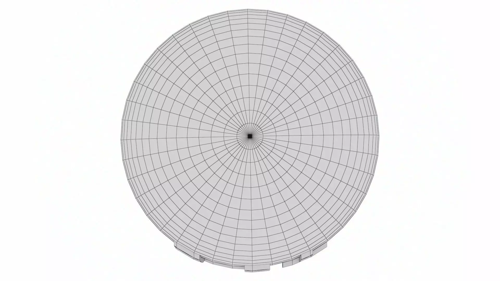 Hydrogen Proton Ion Low-poly 3D model_15