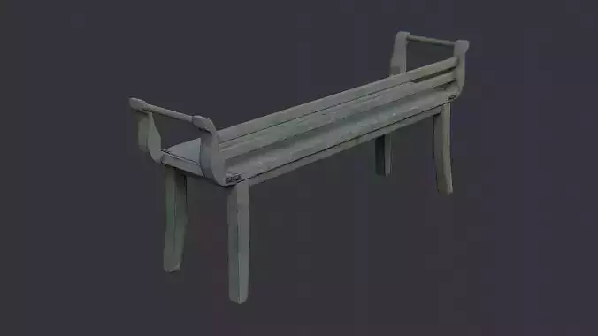 Can Bench Outdoor Bench with Armrests