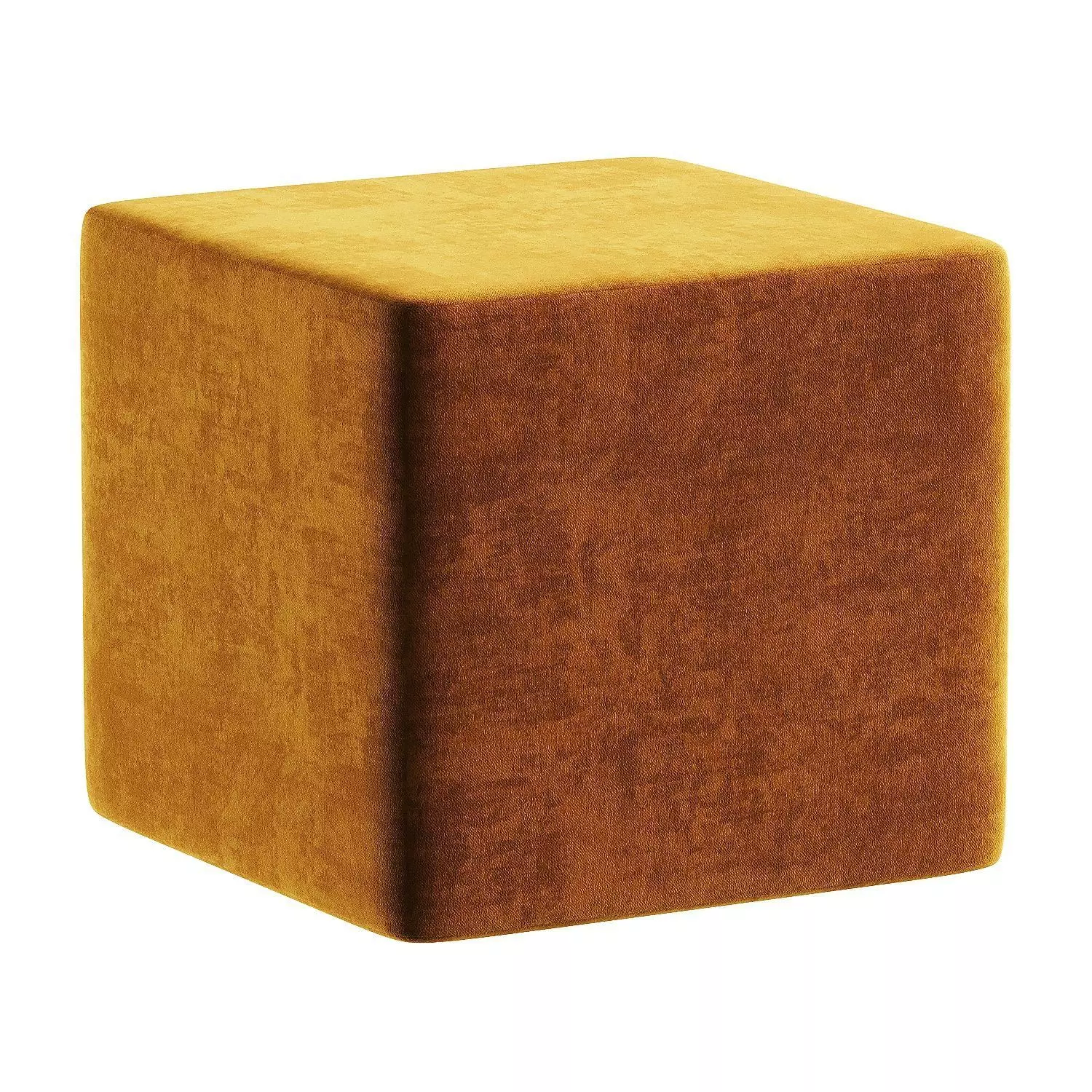 pouf white 3D model_3