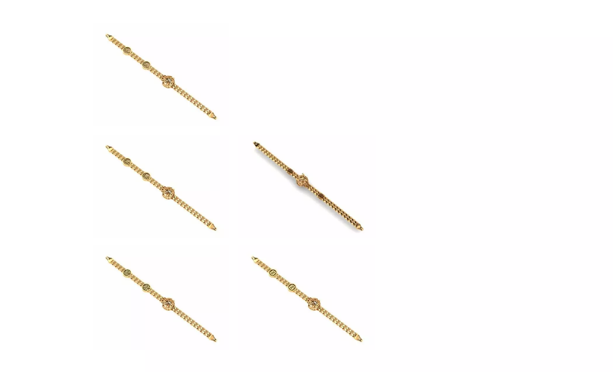 COLLECTION 750 CUBAN-LINK-CHAIN-BRACELETS- BULK  3D print model_78