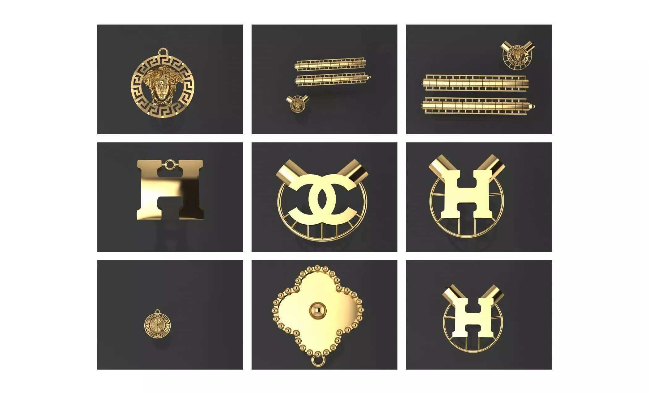 COLLECTION 750 CUBAN-LINK-CHAIN-BRACELETS- BULK  3D print model_34