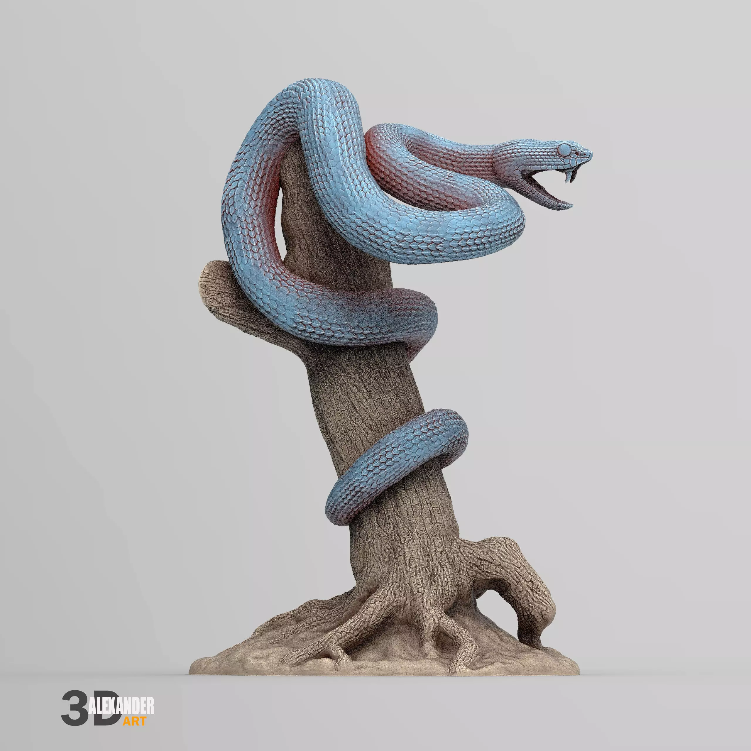 White-Lipped Keffiyeh 3D print model_3