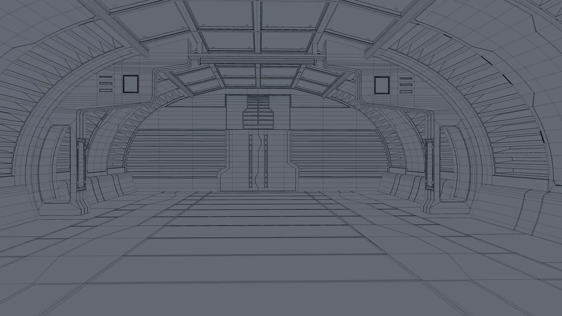 Sci Fi Interior 3D model_7