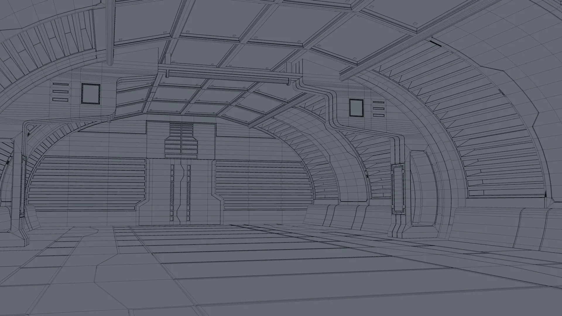 Sci Fi Interior 3D model_9