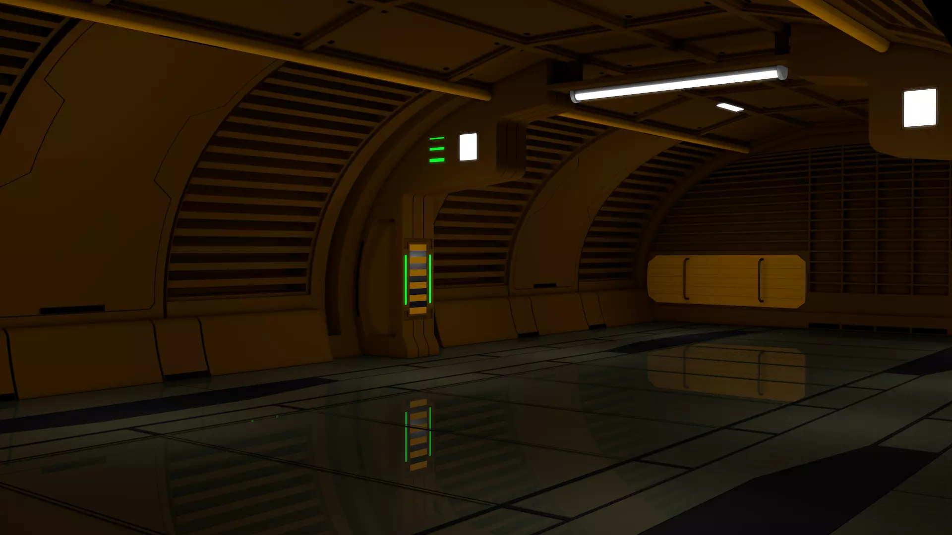 Sci Fi Interior 3D model_3