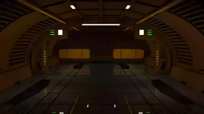 Sci Fi Interior 3D model Sci Fi Interior 3D model