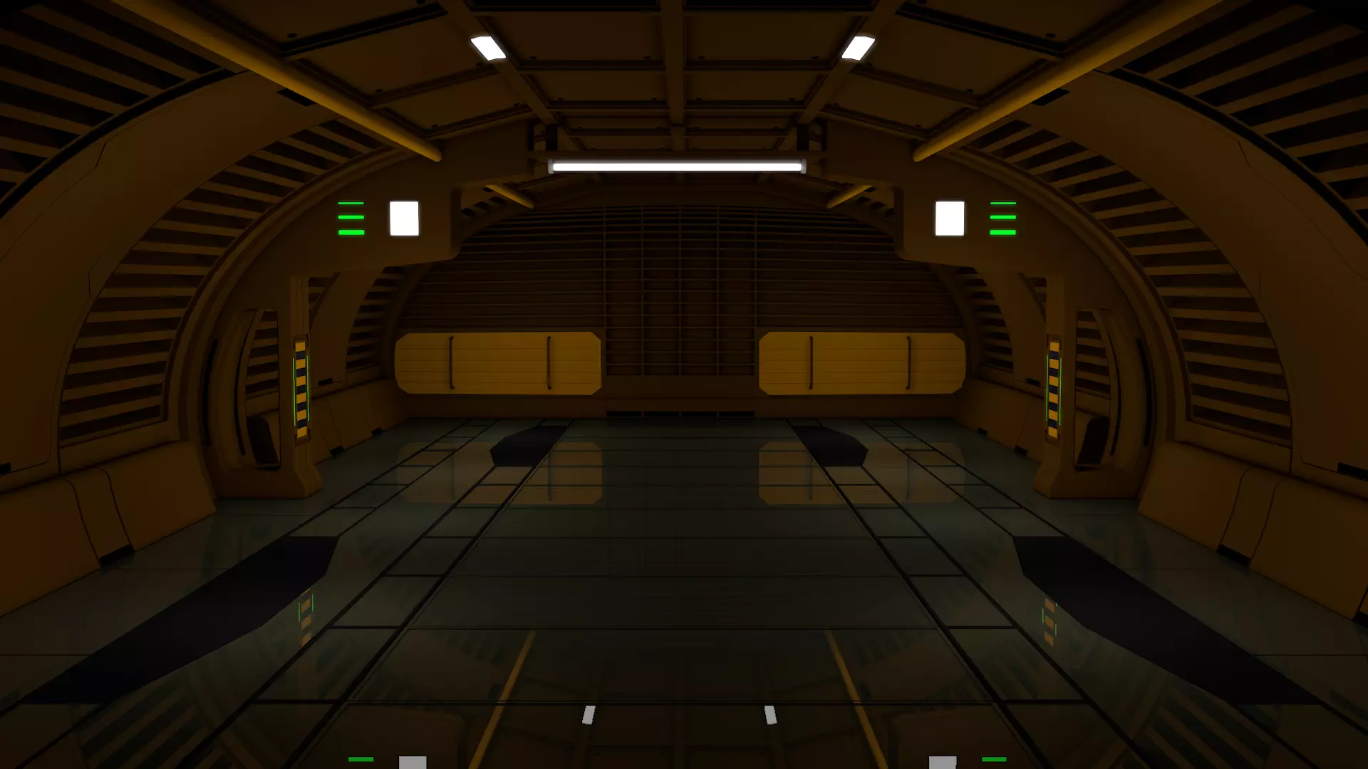 Sci Fi Interior 3D model_0