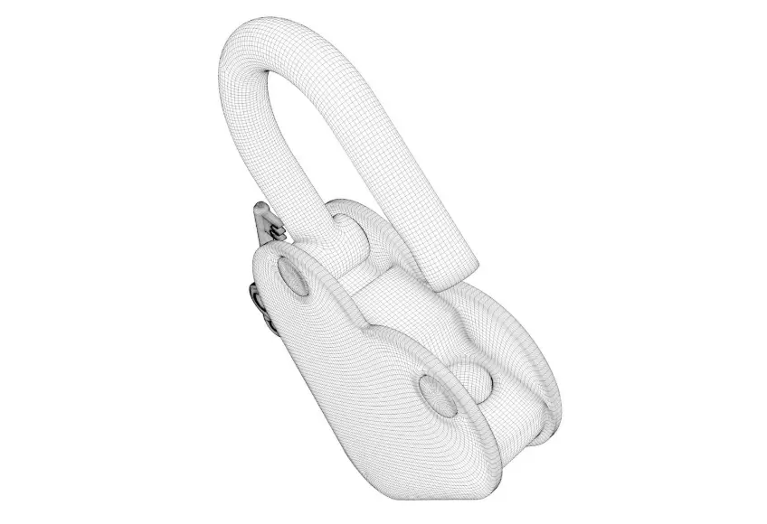 Padlock Gold collection 3D model_15