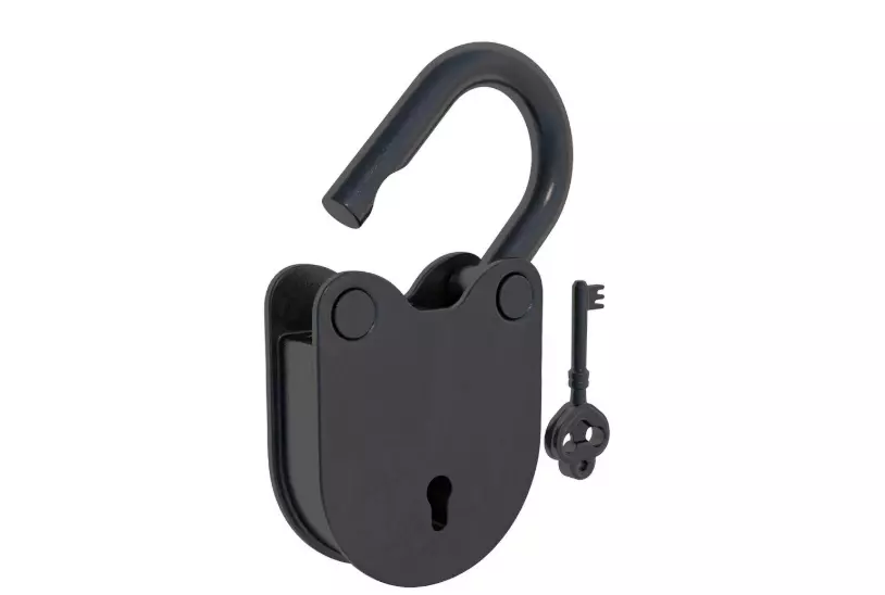 Padlock Gold collection 3D model_5