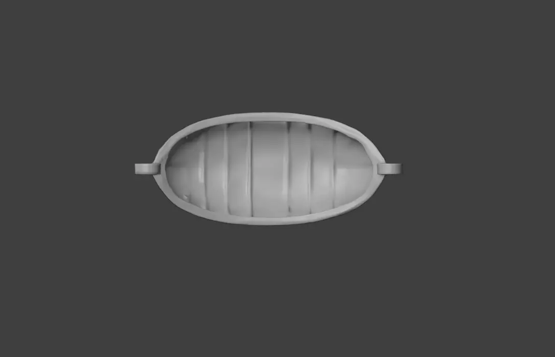 Wooden Viking Longship Low-poly 3D model_18