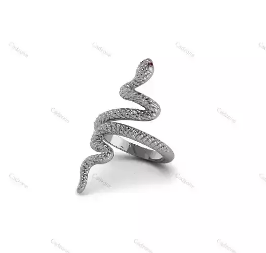 Snake Ring-3D Cad Model