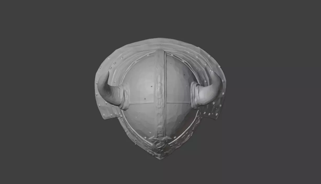 Viking Guardian Helm Low-poly 3D model_22
