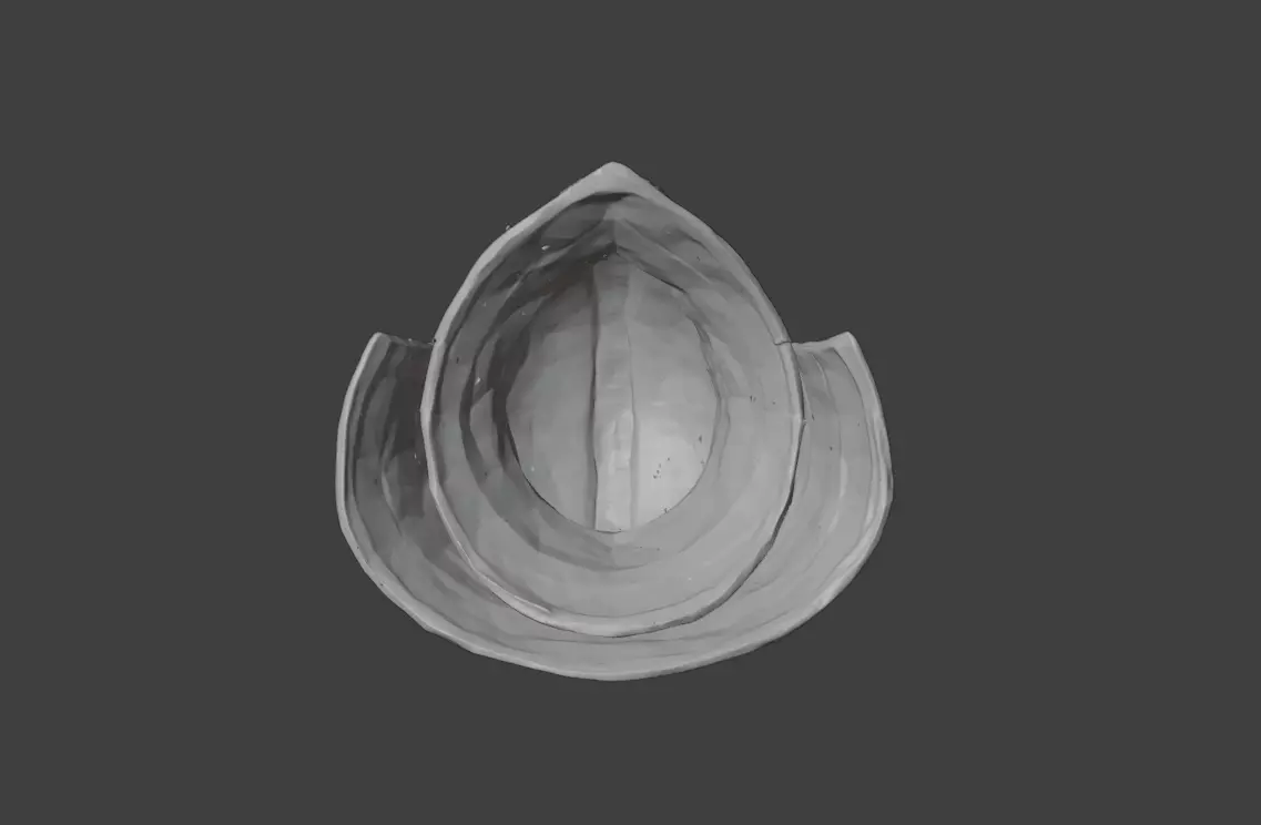 Viking Guardian Helm Low-poly 3D model_23