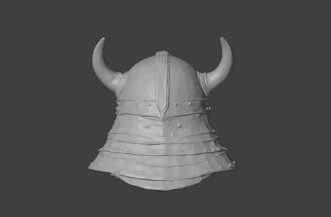 Viking Guardian Helm Low-poly 3D model_20