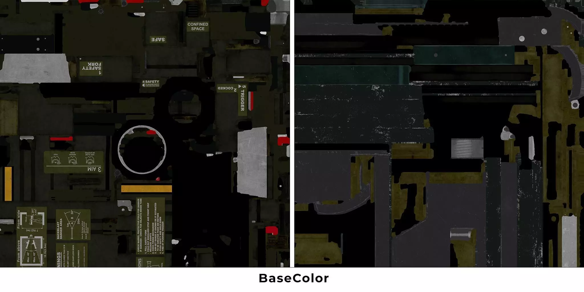 AT4 disposable anti-tank grenade launcher Low-poly 3D model_37