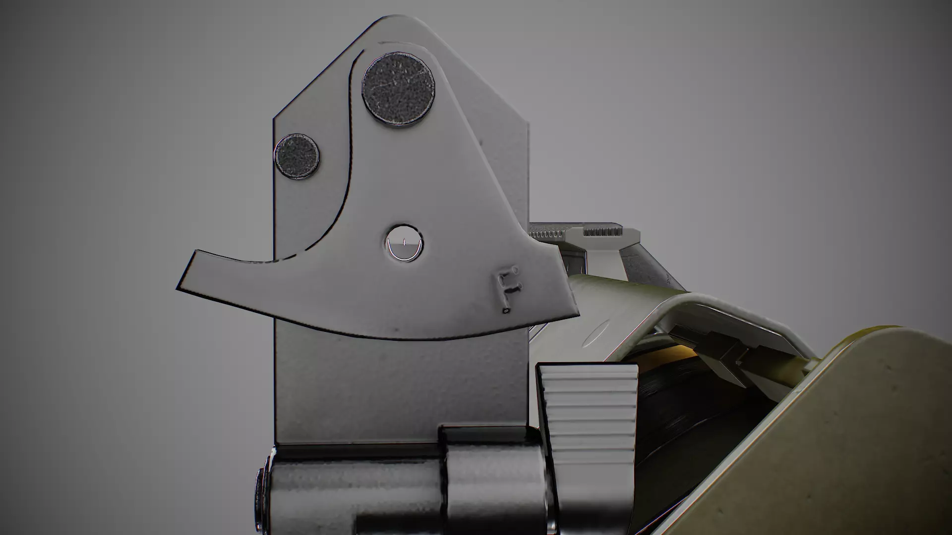 AT4 disposable anti-tank grenade launcher Low-poly 3D model_20