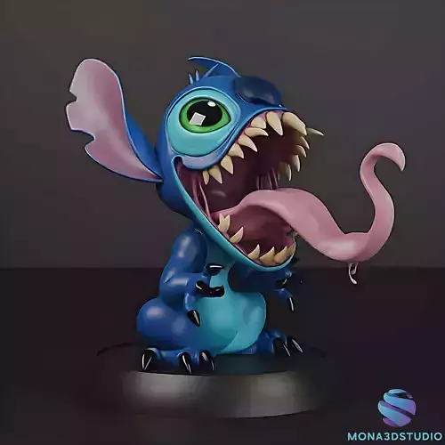 Stitch Venom 3D Model - STL Files for 3D Printing 