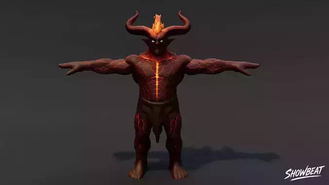 Fire Ogre  T-Pose