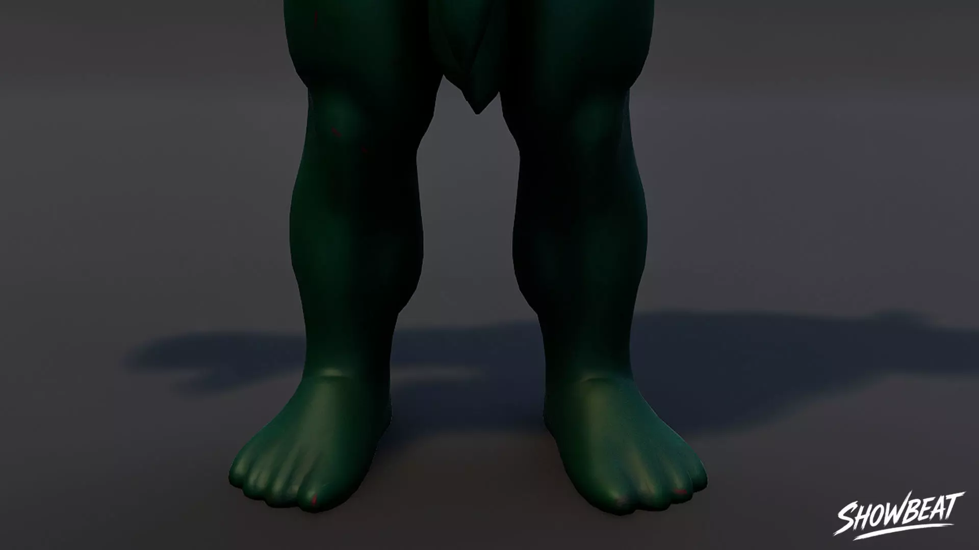 Shadow Ogre T-Pose Low-poly 3D model_5