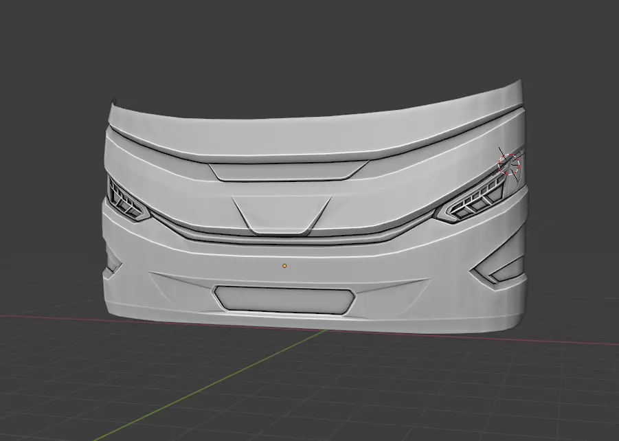 front face and back model miniature marcopolo g8 3D print model