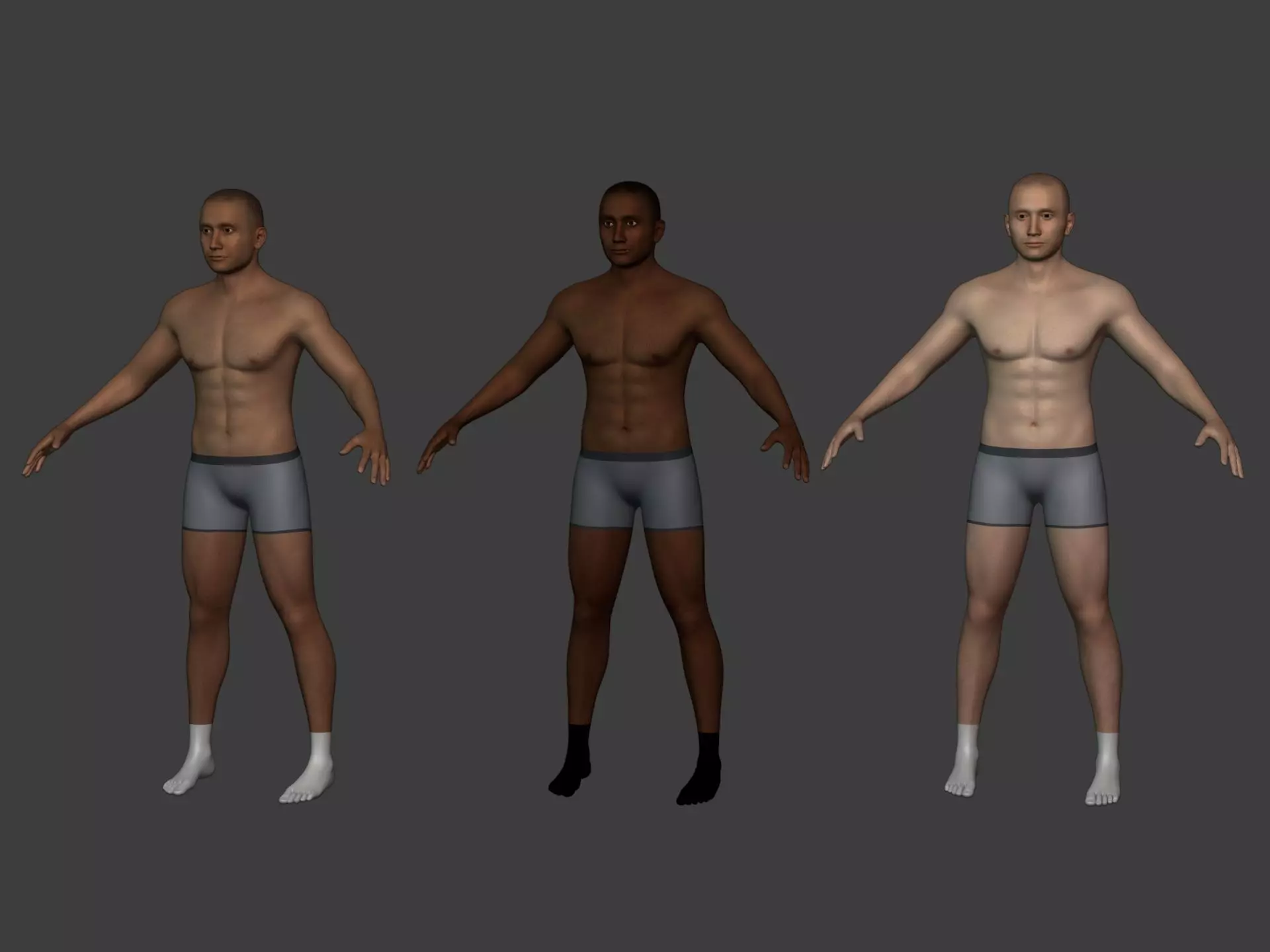 People Collection Low-poly 3D model_10