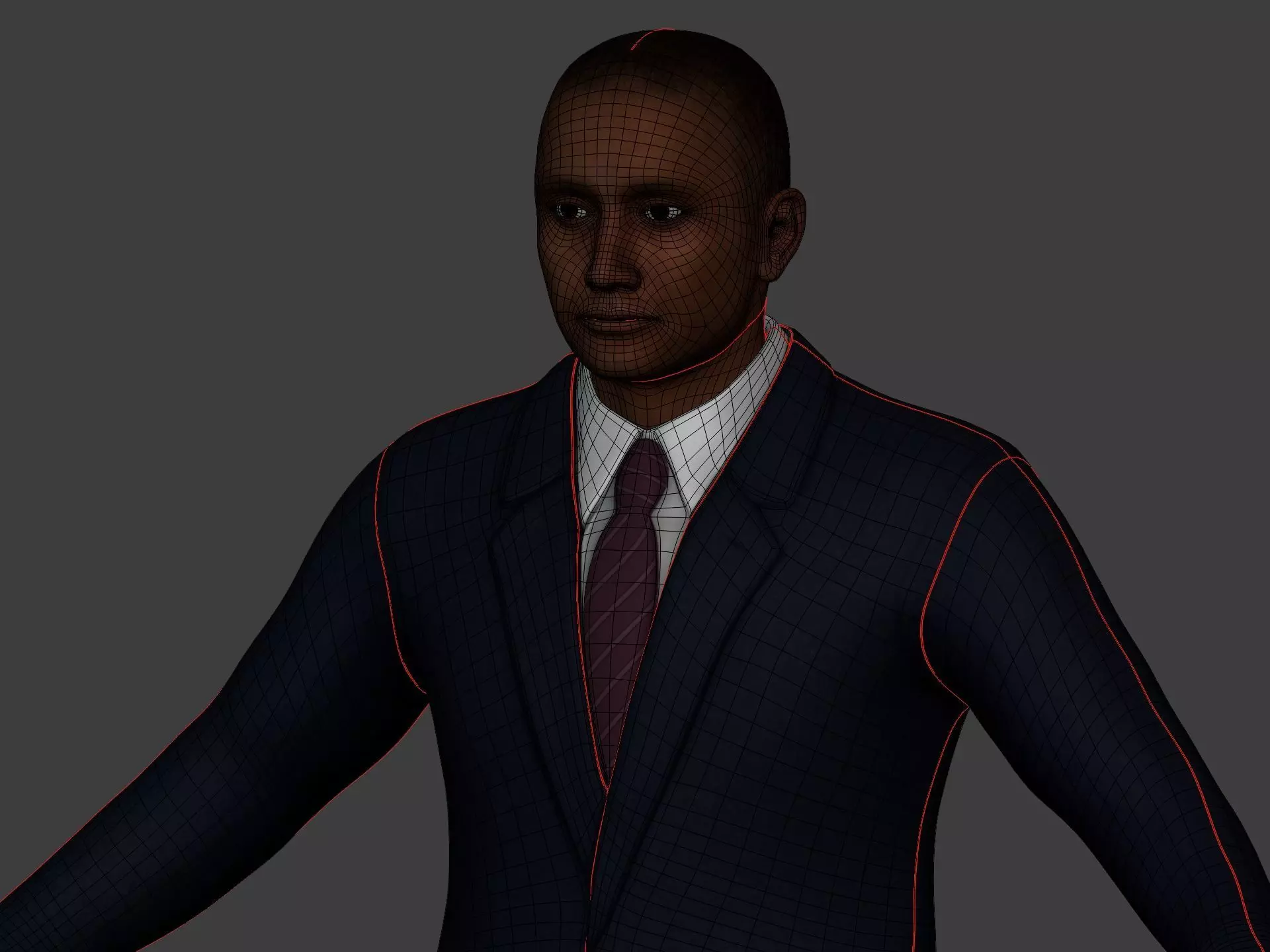 People Collection Low-poly 3D model_12