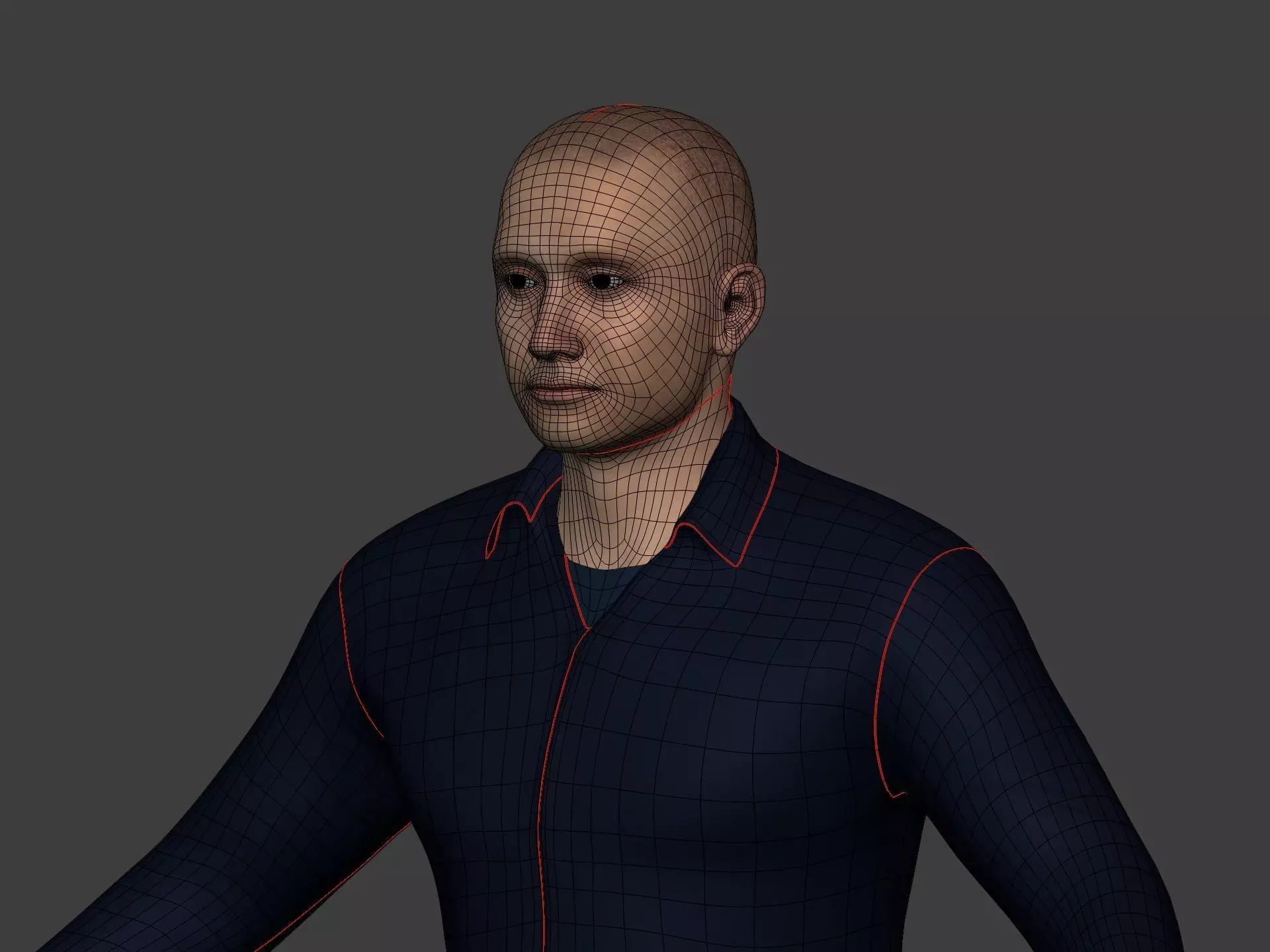 People Collection Low-poly 3D model_13