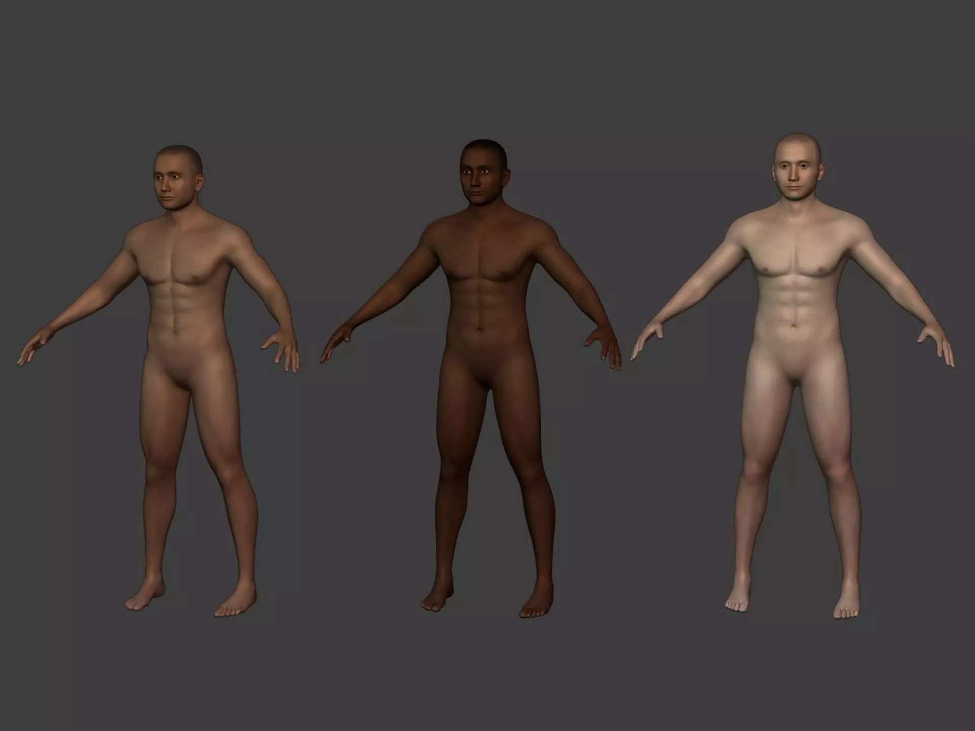 People Collection Low-poly 3D model_11