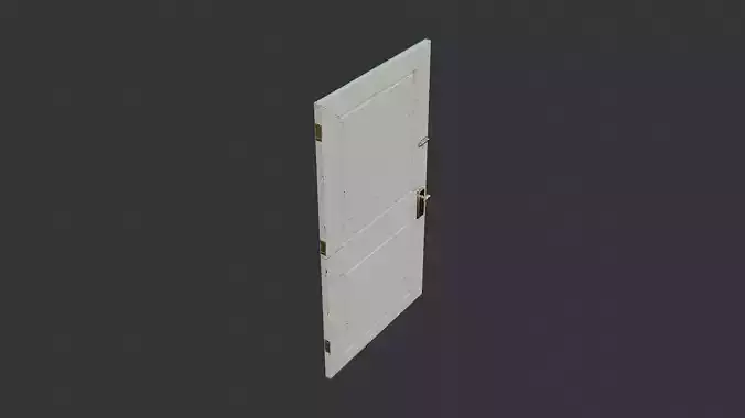 Wooden Residential Door Brown