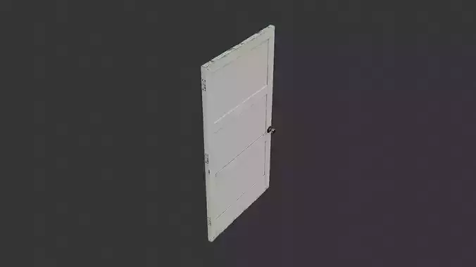 Brown Wooden Residential Door with Panels