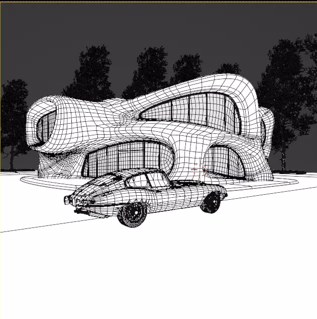 Organic building 3D model_15