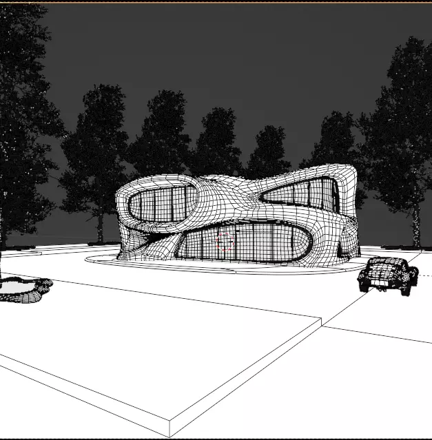 Organic building 3D model_21