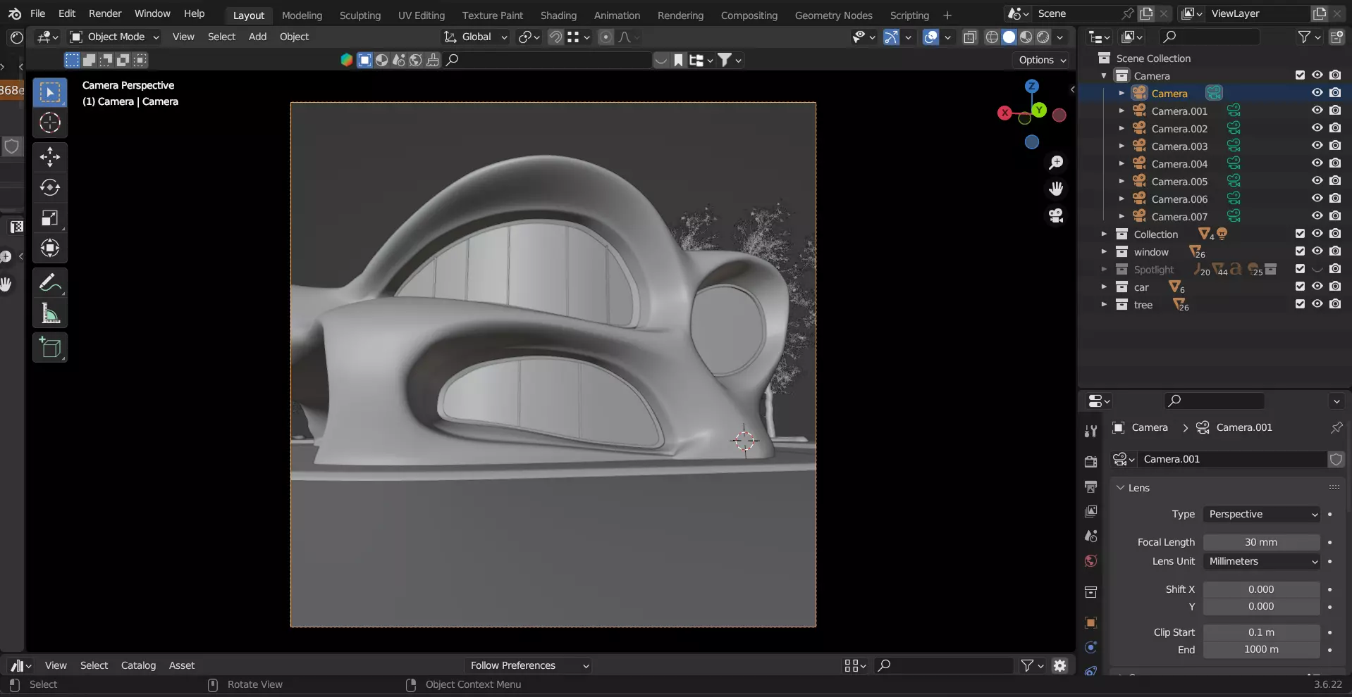 Organic building 3D model_24