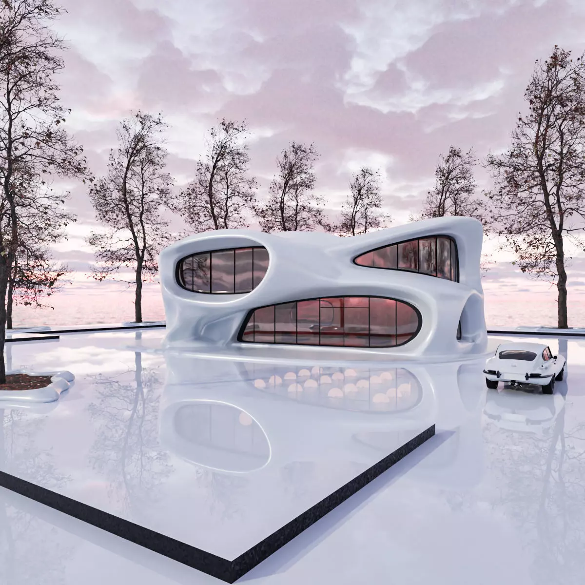 Organic building 3D model_13