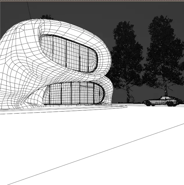 Organic building 3D model_18