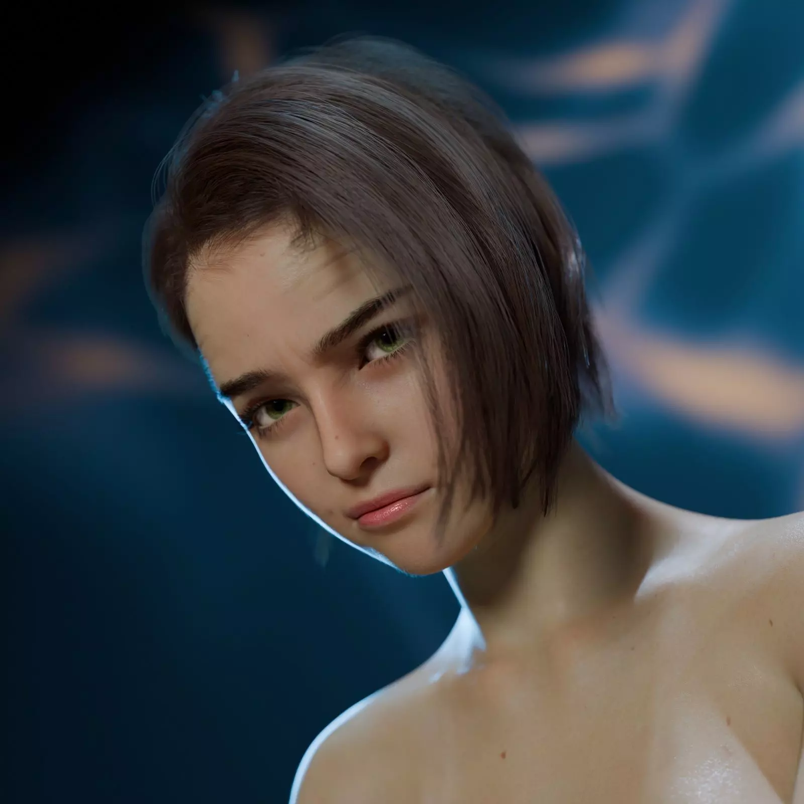 Sarah - Advanced Rigged Female Low-poly 3D model_25