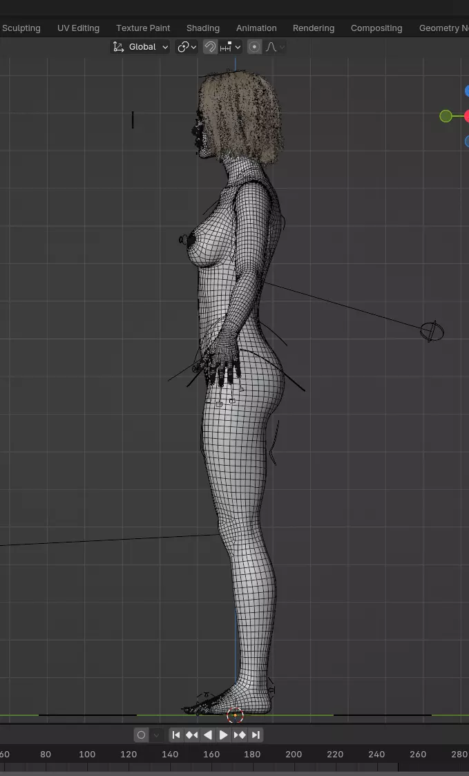 Sarah - Advanced Rigged Female Low-poly 3D model_44