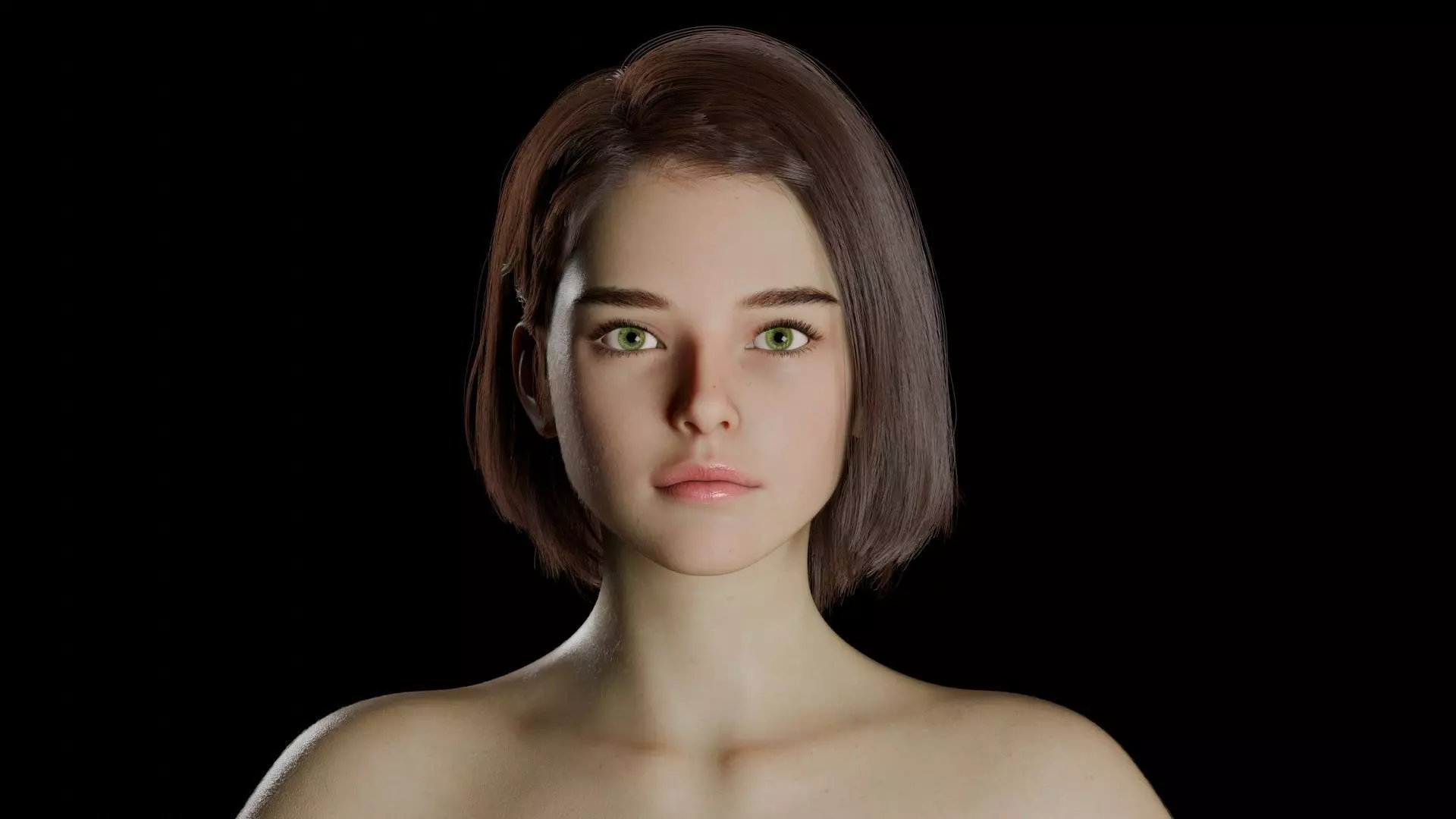 Sarah - Advanced Rigged Female Low-poly 3D model_12