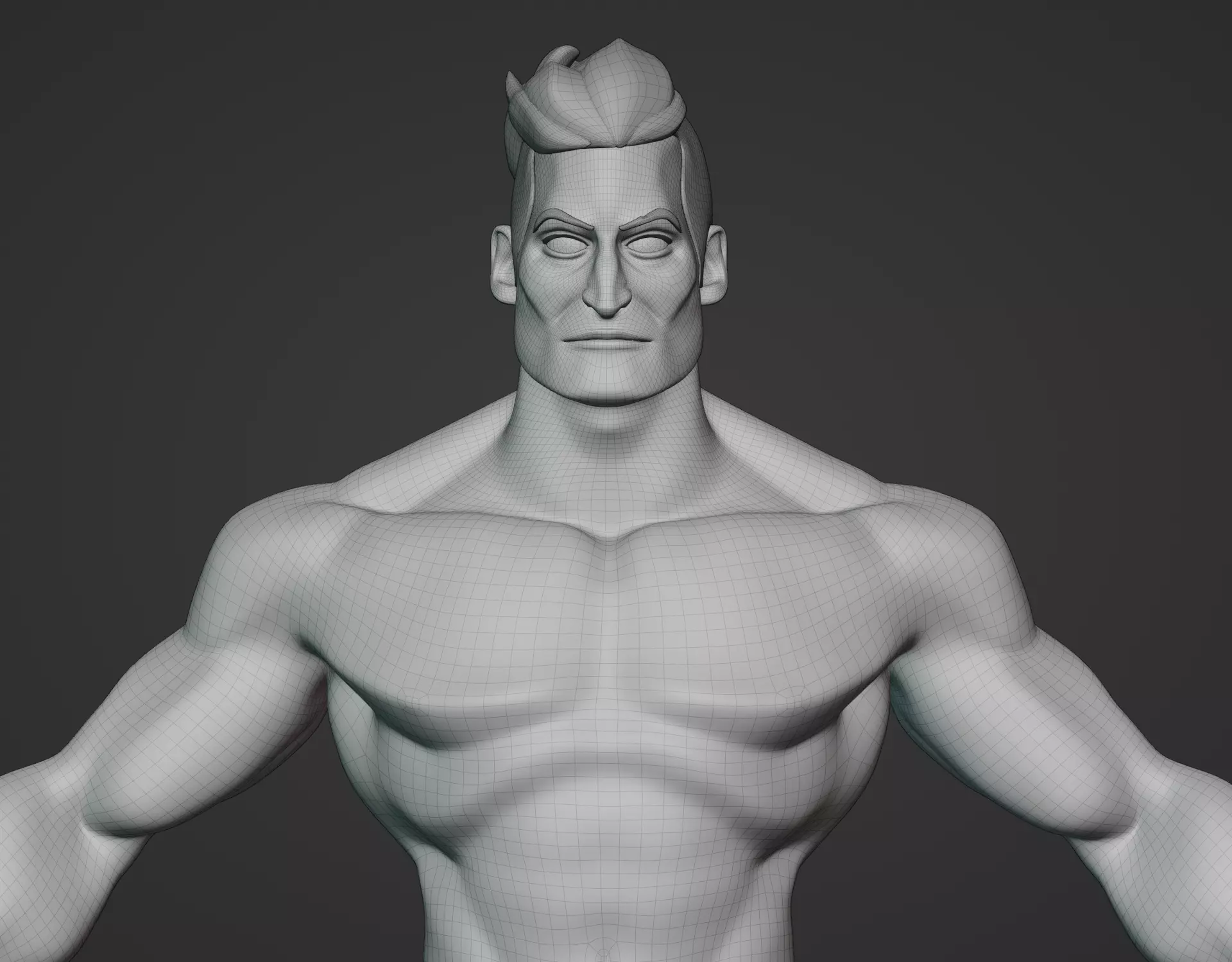 Cartoon male character Stan game ready Low-poly 3D model Low-poly 3D model_4