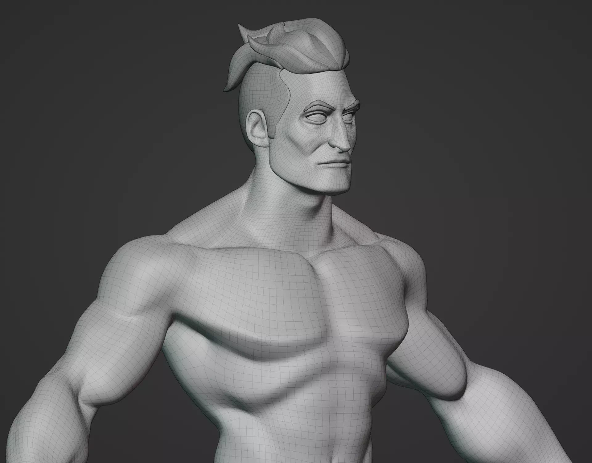 Cartoon male character Stan game ready Low-poly 3D model Low-poly 3D model_6