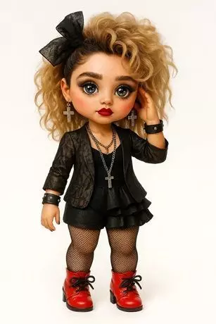 Na Na Na Surprise - Madonna Printable Doll 3D print model_0
