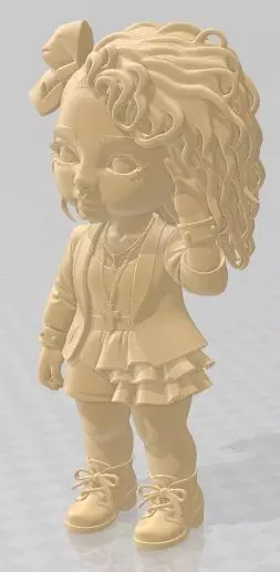 Na Na Na Surprise - Madonna Printable Doll 3D print model_1
