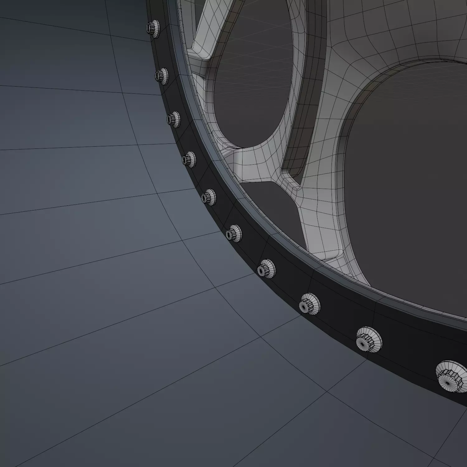 AL13 R110 Centerlock wheel 3D model_8