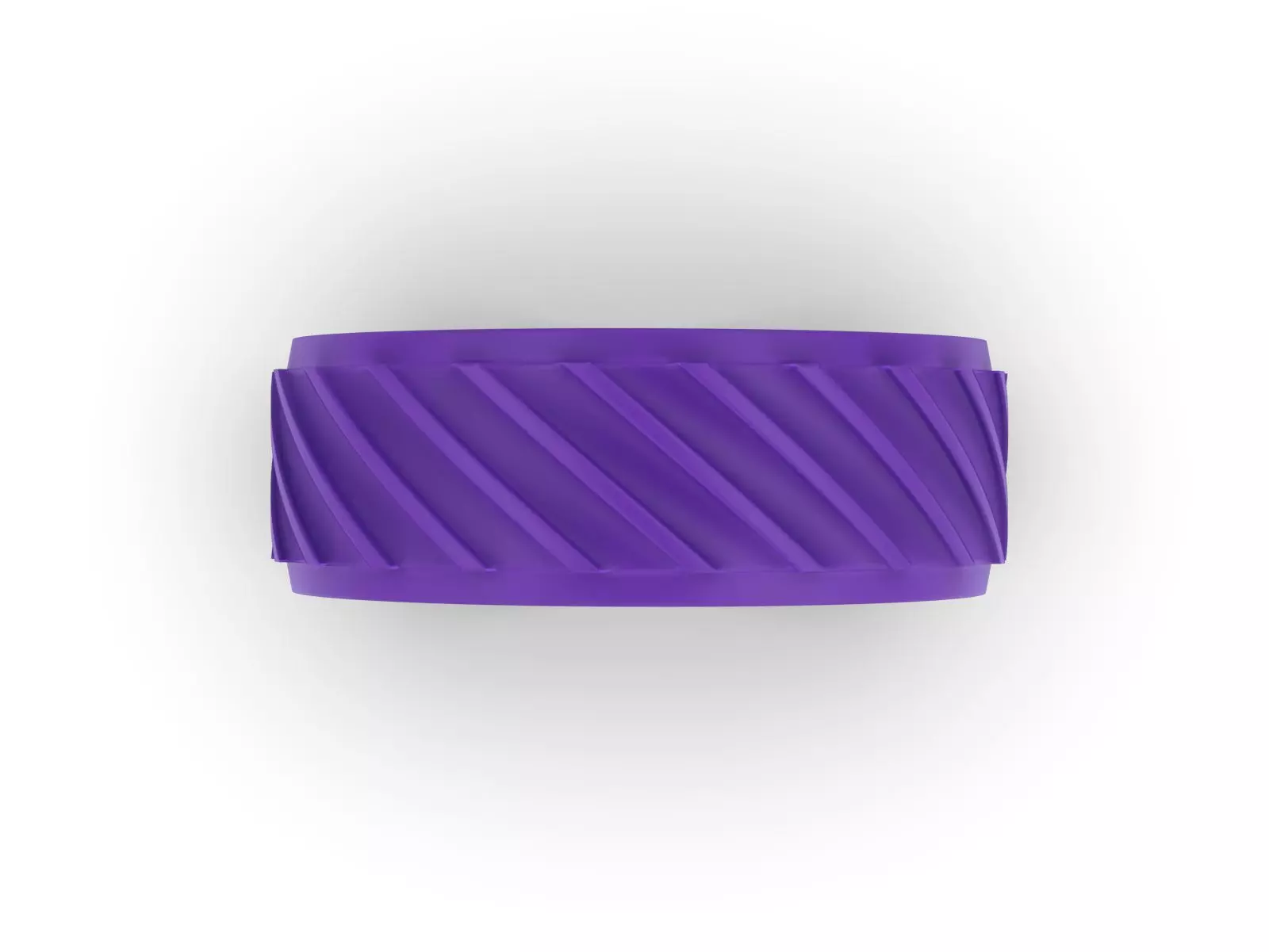 Geometric Gear Pattern Band 3D print model_8