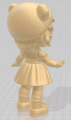Na Na Na Surprise - Heidi Printable Doll 3D print model_3
